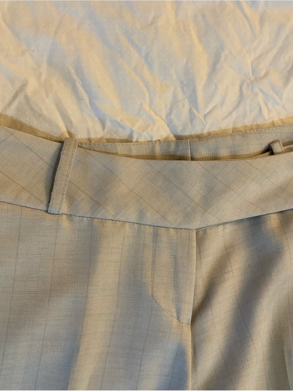 Marineblu Light Gray Tailored Trousers - Picture 9 of 14